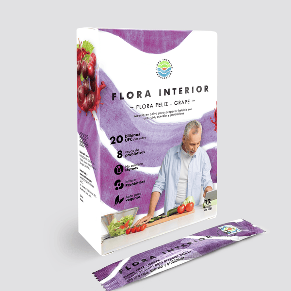 PROBIÓTICO FLORA FELIZ GRAPE