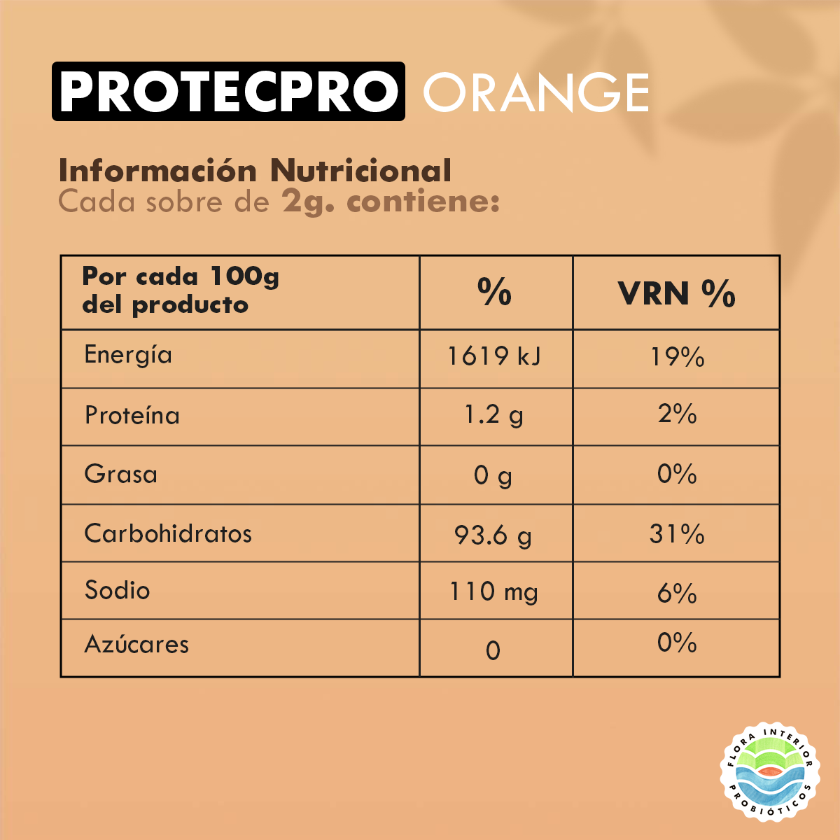 PROBIÓTICO PROTECPRO ORANGE DRINK - Gallery 6