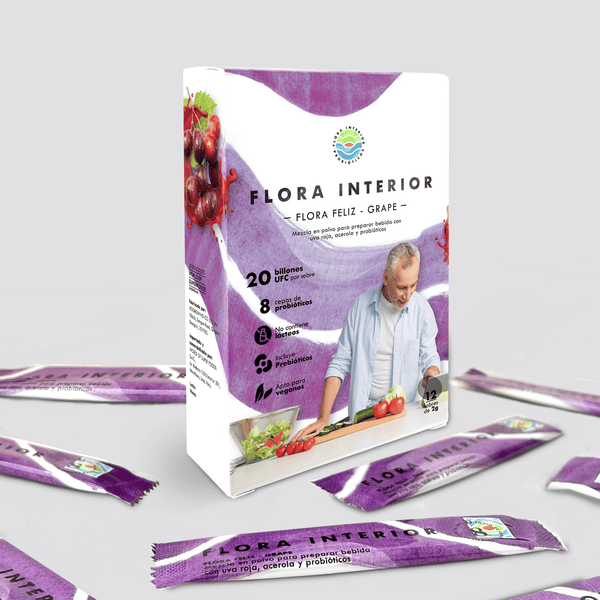 PROBIÓTICO FLORA FELIZ GRAPE - Secondary