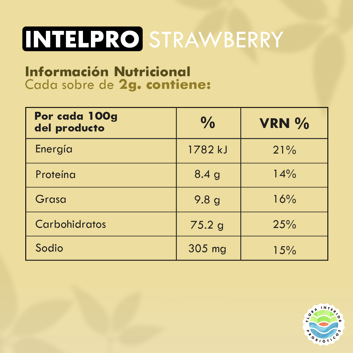 PROBIÓTICO INTELPRO STRAWBERRY - Gallery 5
