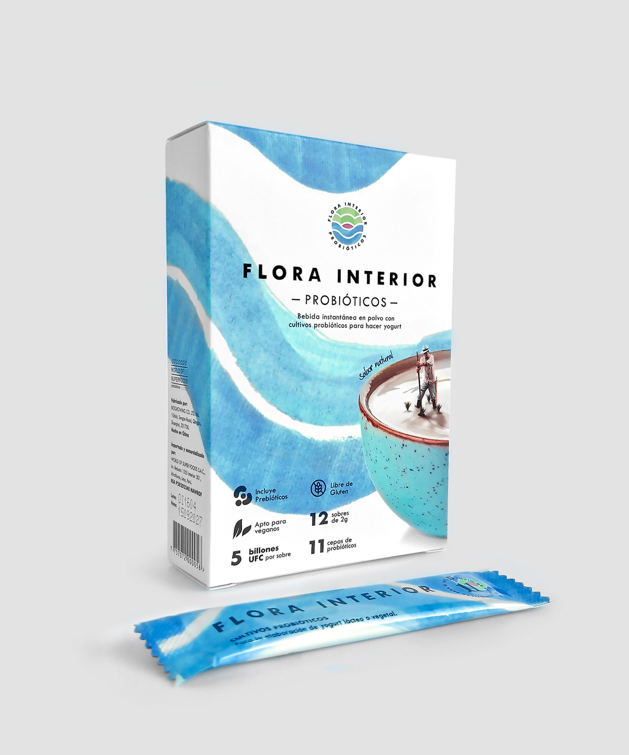 PROBIÓTICO 11 CEPAS - CAJA DE 12 SOBRES