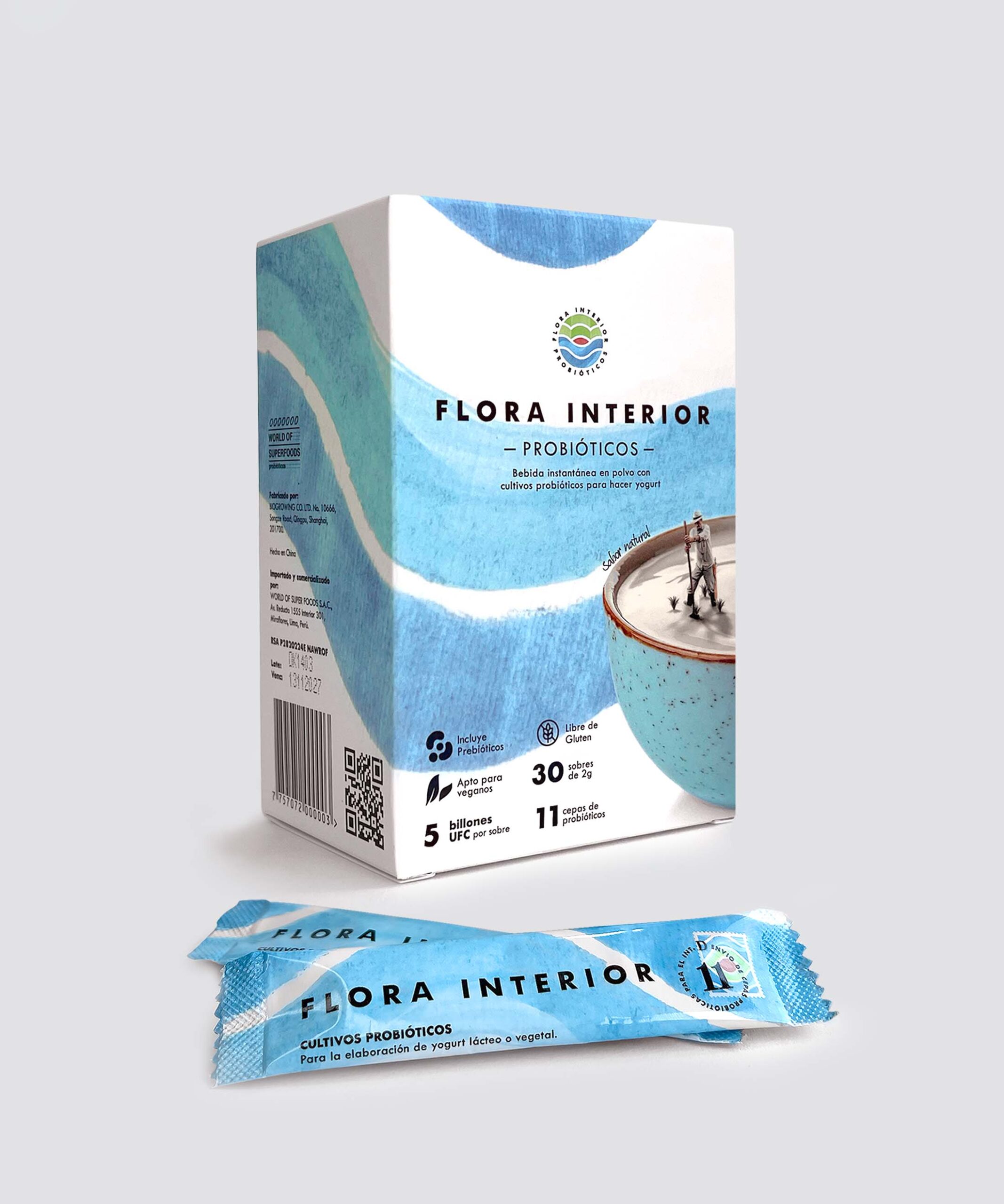 PROBIÓTICO 11 CEPAS - CAJA DE 30 SOBRES