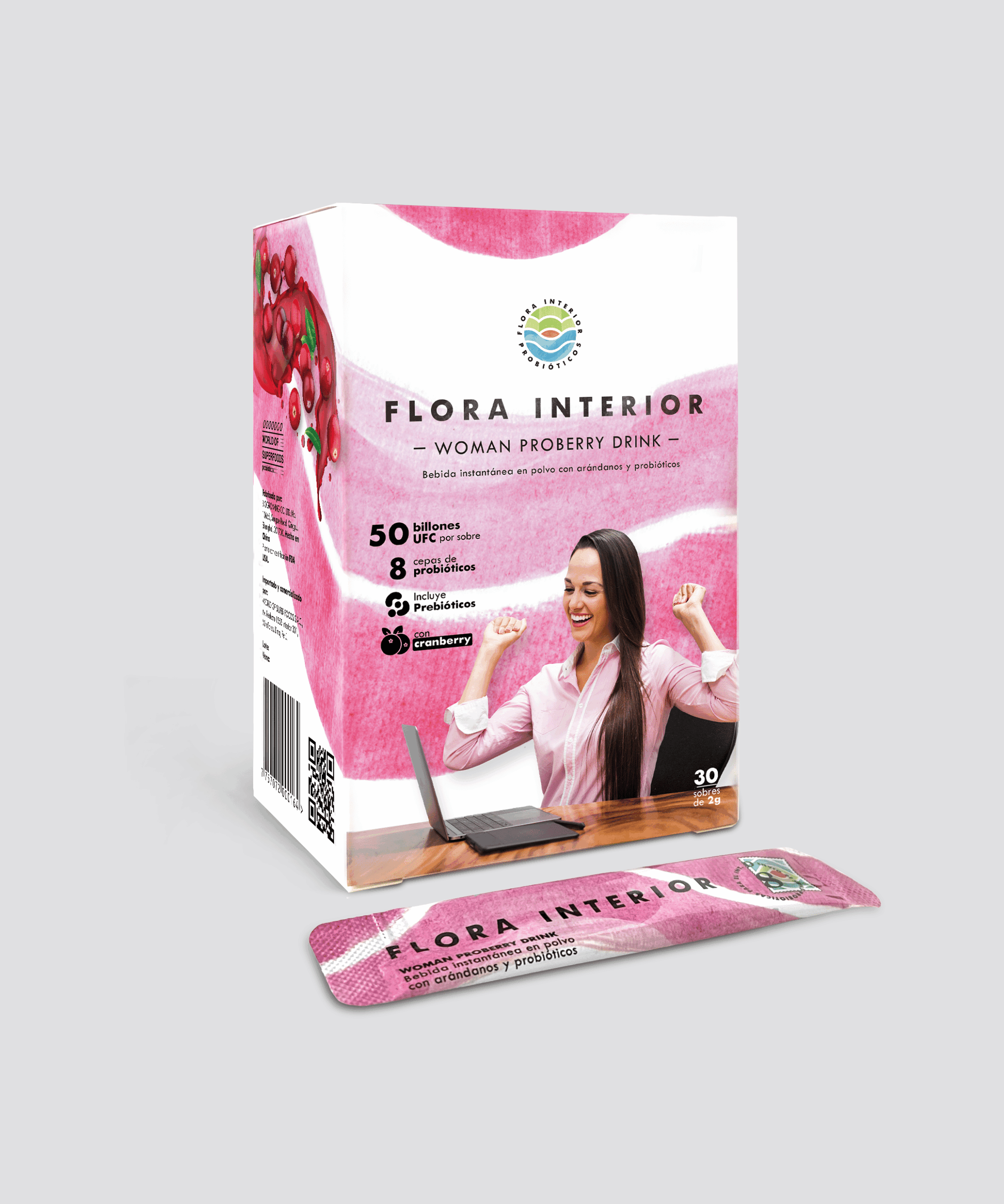 PROBIÓTICO WOMAN PROBERRY (30 SOBRES)